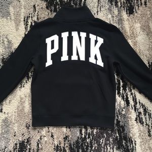**SOLD**NWT Pink Victoria’s Secret Quarter Zip